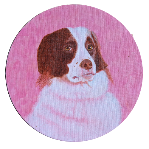 Pet pinting of beautiful dog